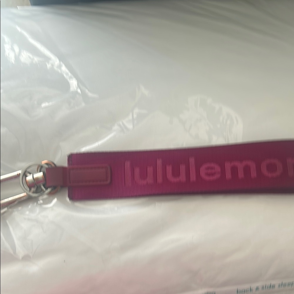 Lululemon Pink Keychain Strap